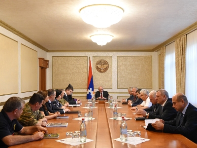 Karabakh President convenes enlarged consultation