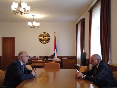 Karabakh President meets with Hayastan All Armenian Fund executive director