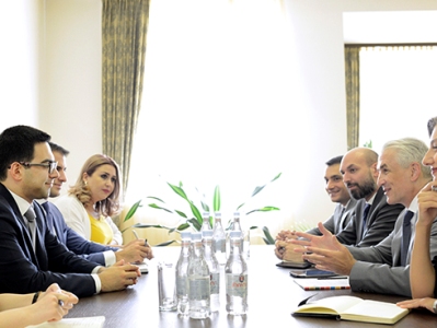 Armenia Justice Minister receives delegation led by UNDP Resident Representative