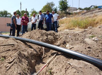 Artsakh President visits number of water supply facilities in Stepanakert