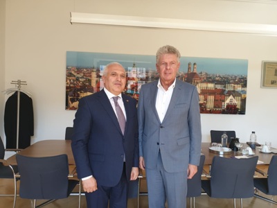 Armenia ambassador to Germany discusses development of economic ties with Bavaria