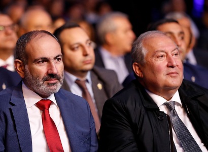 Նիկոլ Փաշինյանը եւ Արմեն Սարգսյանը Գեղարդում ներկա են եղել «Մշակութային երկխոսություն» խորագրով համերգին