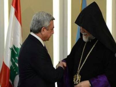 Armenia 3rd President expresses condolences to His Holiness Aram I