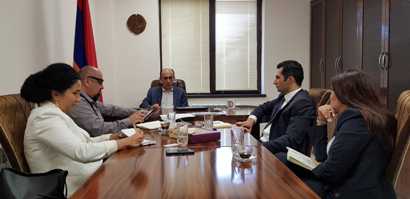 Artsakh Ombudsman meets with leaderships of My Step Foundation and World Vision Armenia
