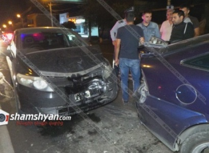 Շղթայակա վթար՝ Երևանում. բախվել են BMW-ն, Honda-ն և Opel-ը. կա վիրավոր