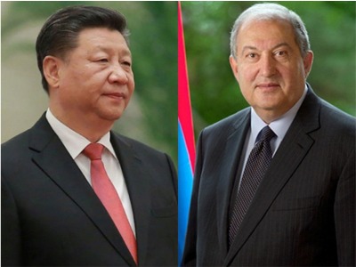Chinese President congratulates Armenian counterpart on Independence Day