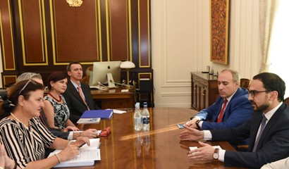 Armenia Deputy PM receives Deputy Director-General for Neighborhood and Enlargement Negotiations