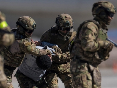 CIS antiterrorism military exercise final phases being held in Armenia