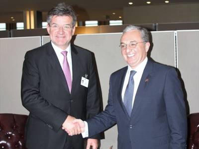 Մնացականյանը ԵԱՀԿ գործող նախագահին է ներկայացրել ՀՀ սկզբունքային դիրքորոշումը եւ մոտեցումները Արցախի հարցում