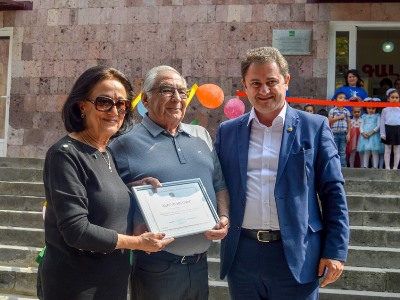 Սահմանամերձ Վազաշեն համայնքի ռմբակոծված մանկապարտեզը վերաբացվել է