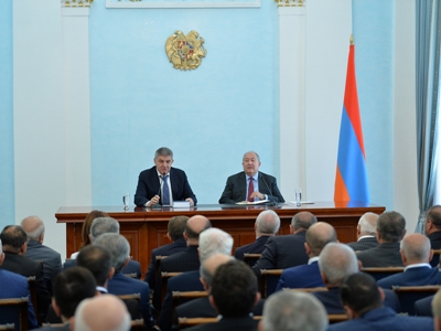 Armenia President receives delegates of Union of Armenians of Russia