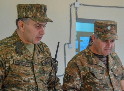 Armenia MOD: Chief of Armenian army's general staff visits 3rd military formation