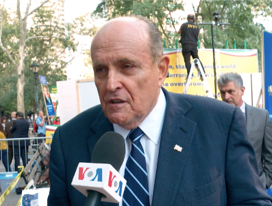 Who was behind inviting Giuliani to Yerevan?