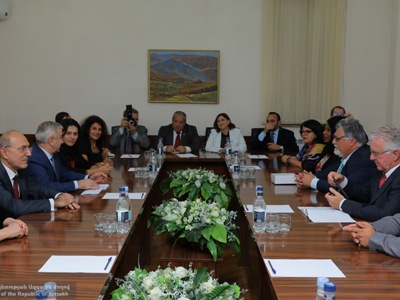 US delegation visits Artsakh Parliament