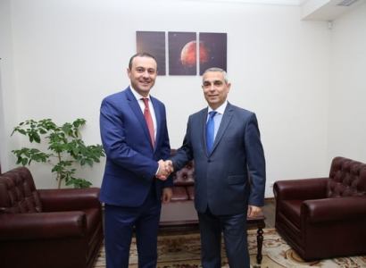 Secretary of Armenian Security Council receives Artsakh FM