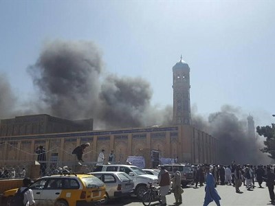 Blast in Afghan mosque: at least 10 people killed, injured