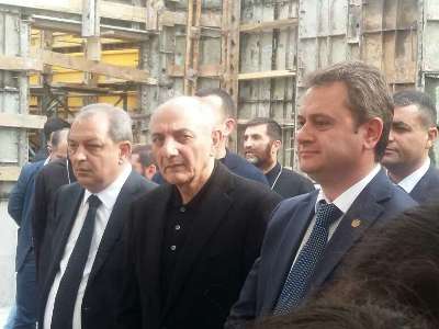 Artsakh President takes part in ceremony of consecrating foundation of Dilijan church