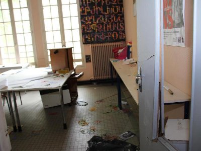 Samuel Moorat Armenian college in France attacked