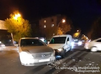 Վթար՝ Քոչար-Փափազյան փողոցների խաչմերուկում. 4-ամյա աղջնակին հասցրել են հիվանդանոց