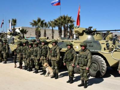 Порядка 300 российских военных полицейских прибыли в Сирию