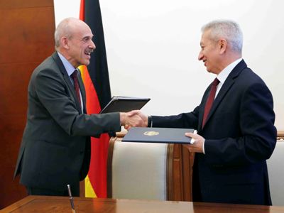 Министр финансов Армении и посол Германии подписали Соглашение о финансовом сотрудничестве