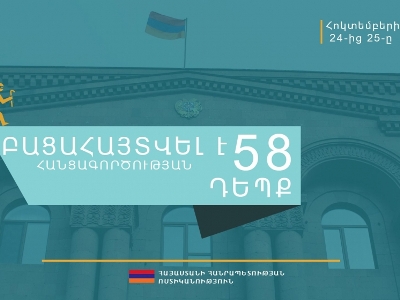 Մեկ օրում բացահայտվել է 58 հանցագործություն. մի դեպքում երեխային ներգրավել են մուրացկանության մեջ