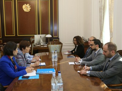 Կաջակցենք ՀՀ-ում ընտանիքամետ քաղաքականությունների իրականացմանը. ՅՈՒՆԻՍԵՖ-ի ներկայացուցիչը՝ Ավինյանին