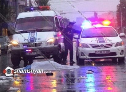Double road accident in Yerevan, injured pedestrian dies on site (PHOTO)