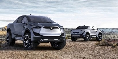 Tesla Motors представит 1-ый электронный пикап