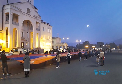 «Իմ սեր Հայաստան»․ ֆլեշմոբ՝ Արցախում