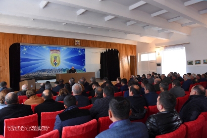 Karabakh President chairs consultation in Askeran