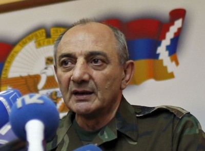 Karabakh President, His Holiness Aram I hold phone talks