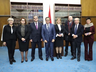Armenia Court of Cassation head meets with Italy High Council of the Judiciary delegation
