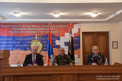 Karabakh President attends Police Officer Day event