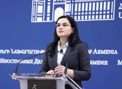 Armenia MFA Spokesperson on discrepancy between English and Armenian versions of FM's speech