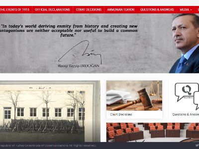 Turkey sets up state-run website denying Armenian Genocide