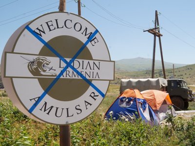 Armenian Environmental Front: Lydian has given default warning
