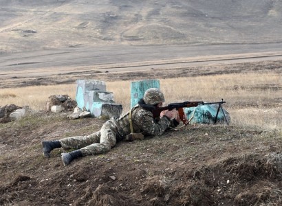 Armenian military formations hold shooting drills