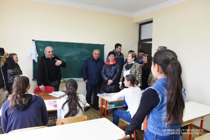 Artsakh president visits Talish village