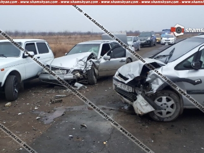 Խոշոր ավտովթար Արարատի մարզում. կան վիրավորներ