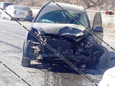 Ողբերգական վթար Բագրատաշենի մաքսակետի մոտ. ճակատ-ճակատի բախվել են Opel-ն ու Honda-ն. կա 1 զոհ, 1 վիրավոր (ֆոտո)