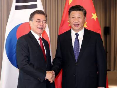 South Korean and Chinese leaders hope for better ties