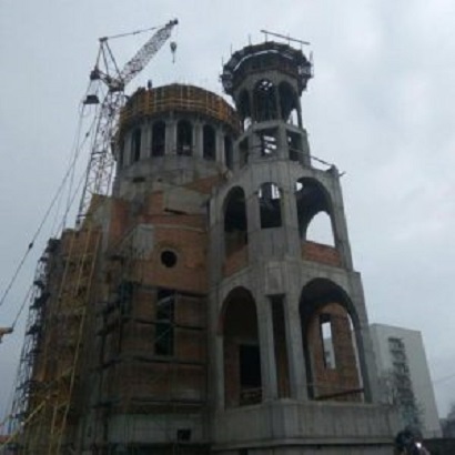 Construction of Armenian Cathedral in Kyiv enters final phase