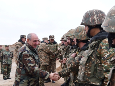 Արցախի նախագահն այցելել է Արցախի ու Ադրբեջանի սահման