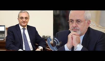 Armenian, Iranian foreign ministers talk on phone