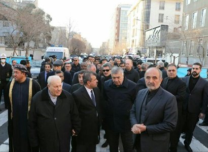 Foreign ambassadors to Tehran attend Soleimani's funeral
