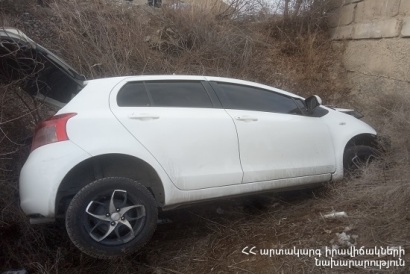Մեքենան ընկել է ջրատարը. տուժածների մեջ կա 7-ամյա երեխա, վիճակը ծանր է (ֆոտո)