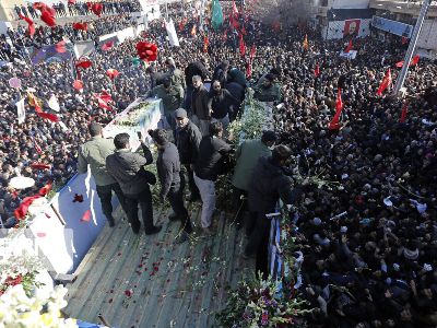 Iranian General Soleimani's funeral begins