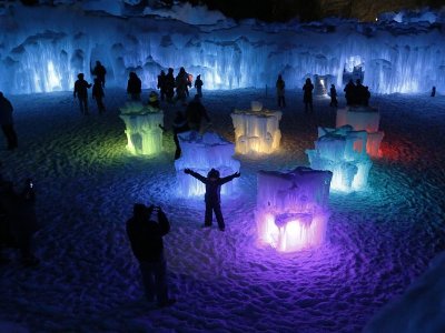 ԱՄՆ-ում 25 տոննա սառույցից հեքիաթային ամրոց են կառուցել