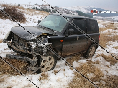 Կոտայքում տեղի ունեցած ավտովթարի հետևանքով հղի կինը կորցրել է երեխային (ֆոտո)